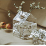 Simple Mini House Glass Flower Vase