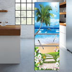 Stylish Waterproof Self-Adhesive Refrigerator Sticker