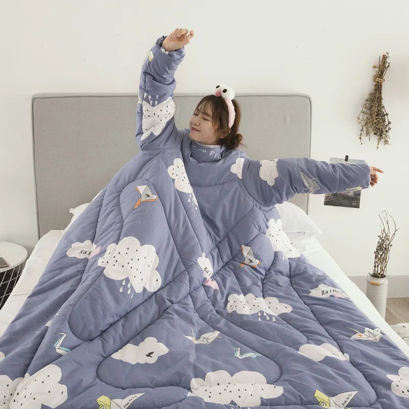 Lazy Time Wearable Sleeping Blanket - Image 5