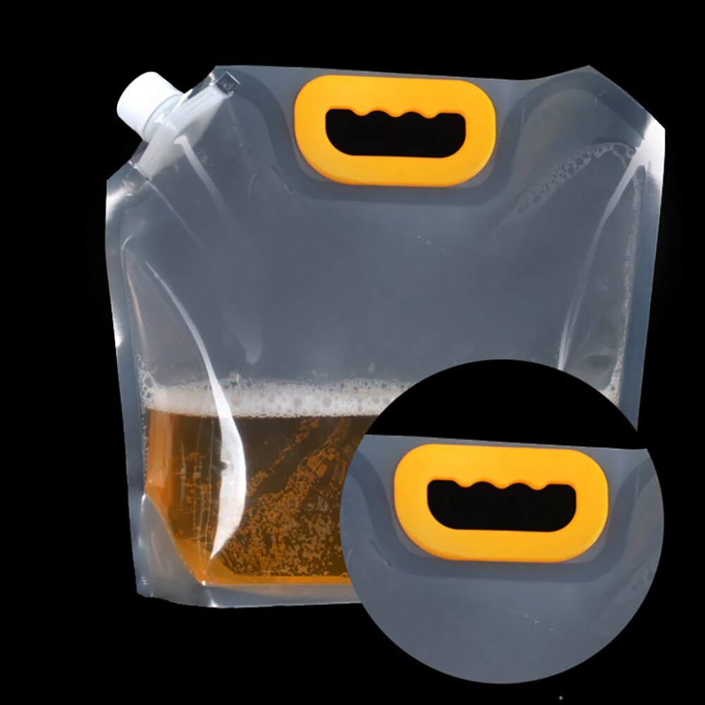 Reusable Transparent Liquid Dispenser Bag