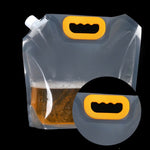 Reusable Transparent Liquid Dispenser Bag