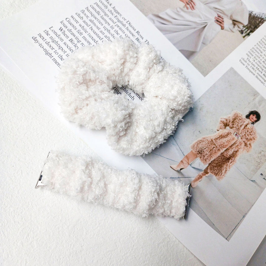 Cozy Plush Smart Watch Wristband - Image 11
