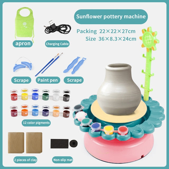Kids Mini Electric Pottery Machine - Image 5