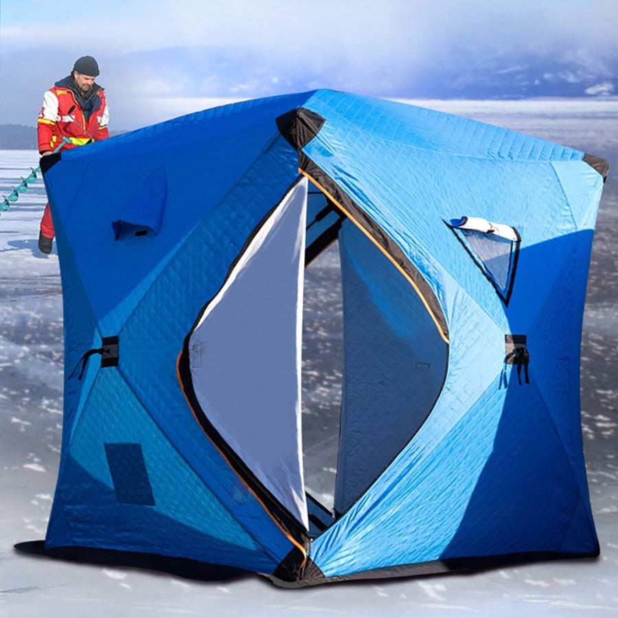 Winter Ice Cube Fishing Camping Tent - Image 9