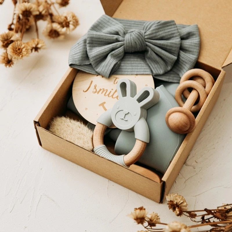 Pastel Cute Baby Shower Gift Set