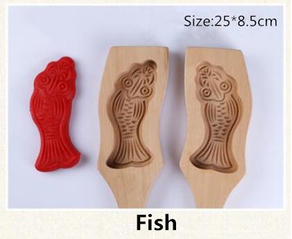 3D Wooden Baking Decorative Molds