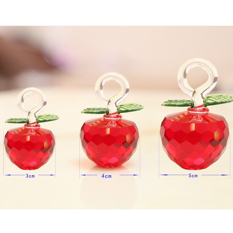 Elegant Crystal Apple Tree Home Decor - Image 4