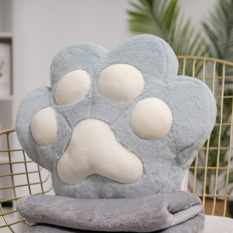 Fluffy Bear Paw Hand Warmer Pillow