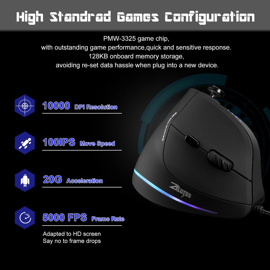 Programmable Ergonomic RGB Game Master Mouse - Image 8