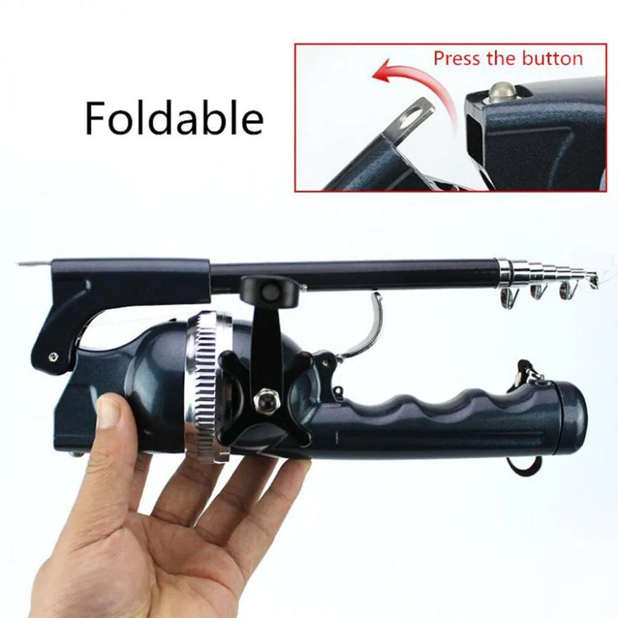 Compact Catch Foldable Telescopic Fishing Rod - Image 4