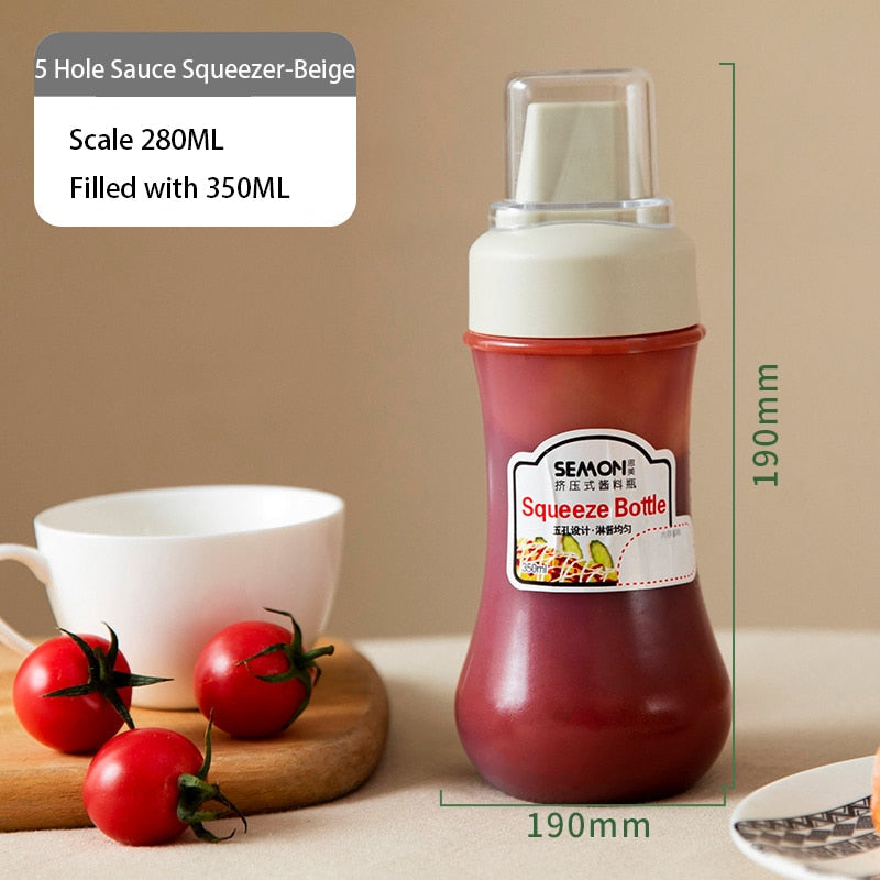 Ketchup Oil Sauce Dispenser Bottle