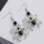 Black Spider Artsy Mystical Earrings