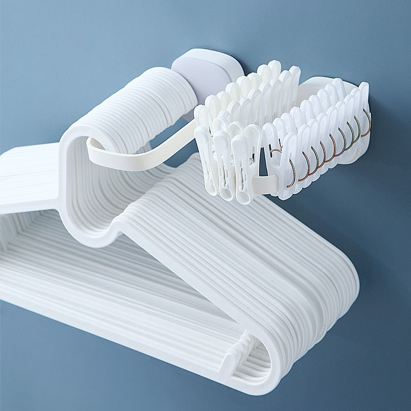 Self-Adhesive Foldable Wardrobe Clothes Organizer - Image 1