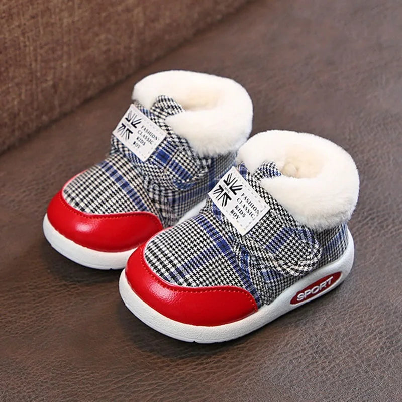 Toddler First Walk Warm Winter Sneakers - Image 7