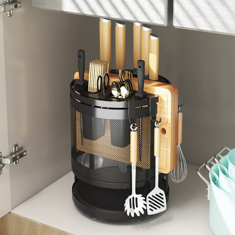Rotating Kitchen Organizer Shelf Box - Image 3