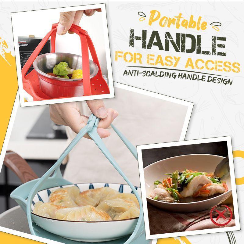 Non-Slip Food Steaming Basket - Image 1