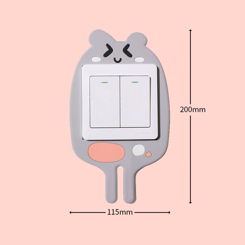 3D Luminous Cartoon Hook Outlet Sticker - Image 8