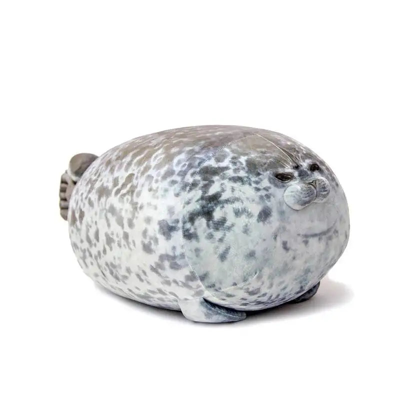 Chubby Seal Round Plush Pillow - Image 6