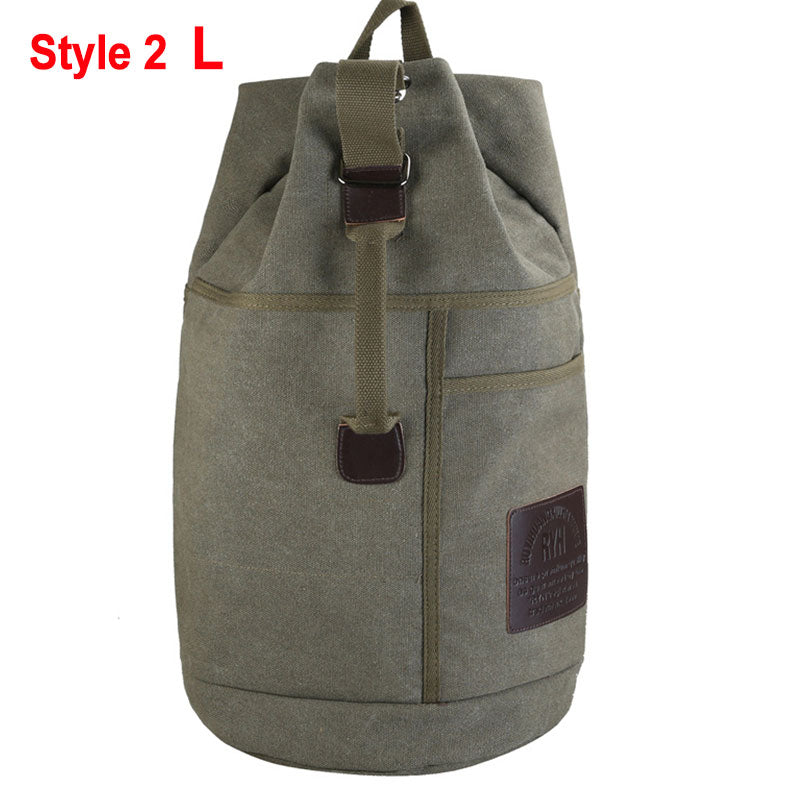 Nomad Friendly Canvas Bucket Bag Backpack