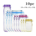 Reusable Transparent Jar Storage Bags