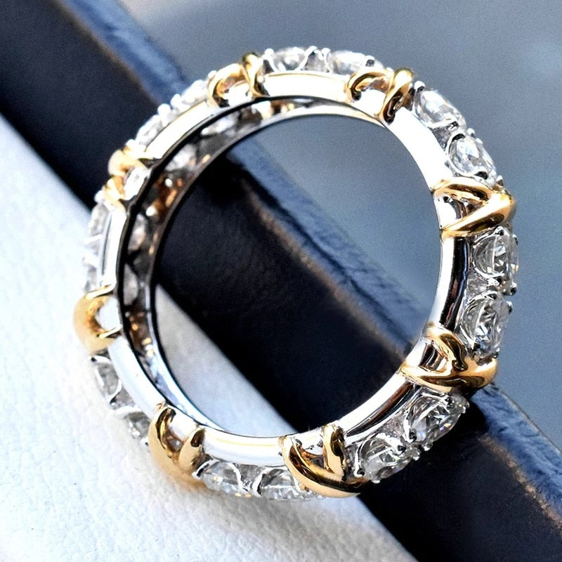 Handmade Creative Eternity Zircon Ring - Image 5
