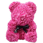 Artificial Rose Flowers Teddy Bear