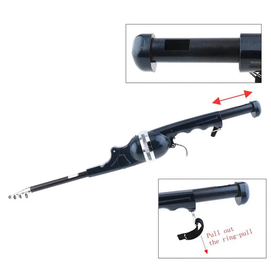Compact Catch Foldable Telescopic Fishing Rod - Image 5