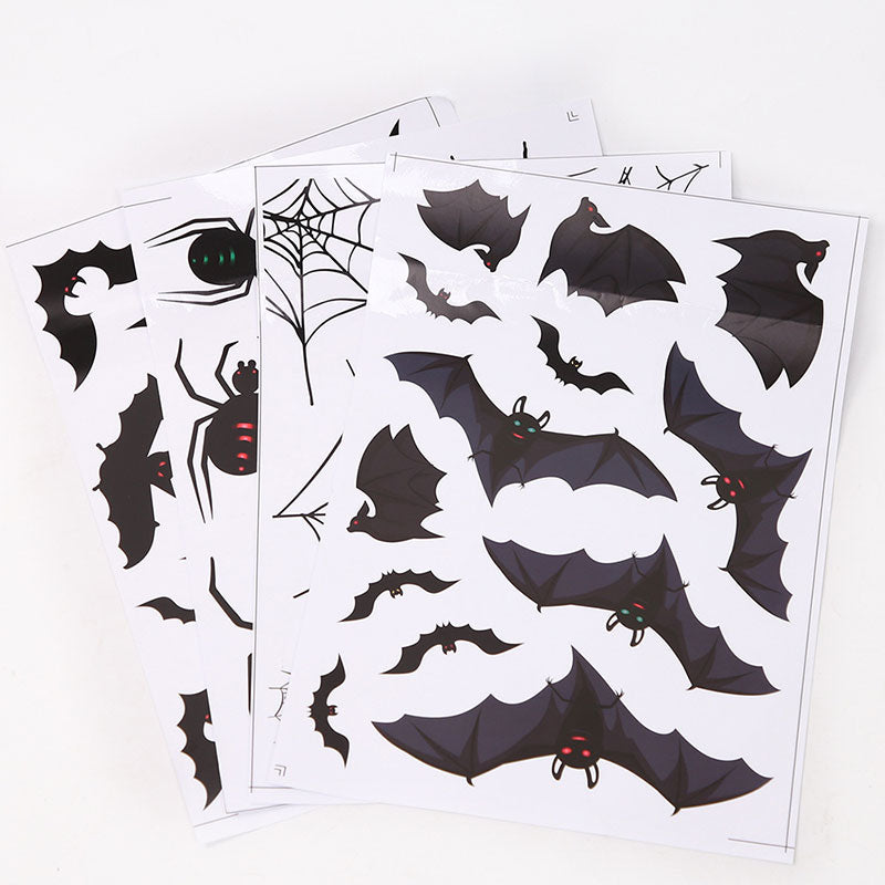 Bloody Handprint Stickers Halloween Decor