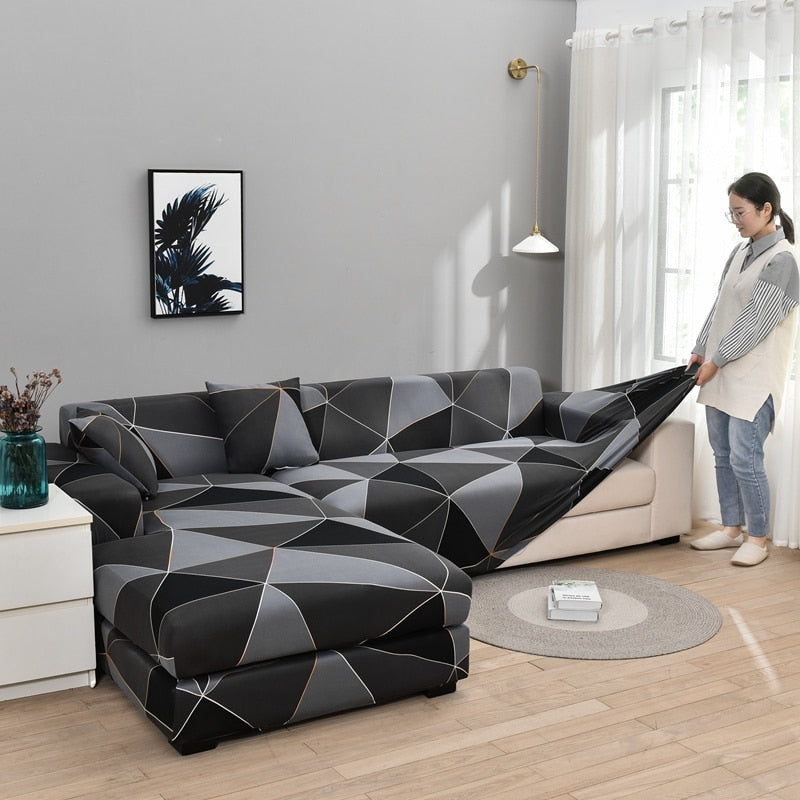 Modern Non-slip Colorful Elastic Sofa Cover