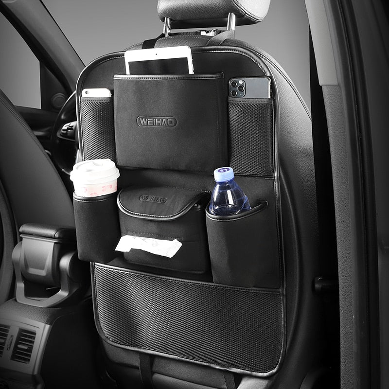 Multi-Pocket Car Back Seat Storage Organizer