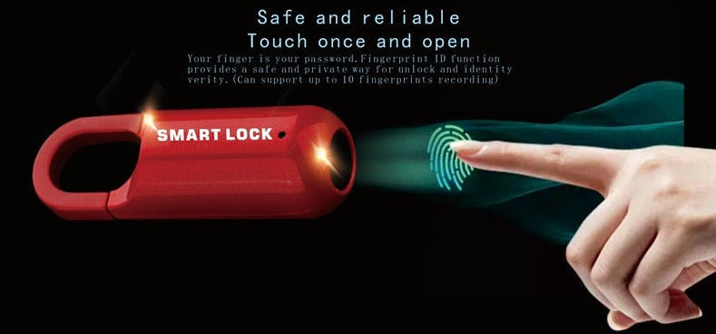 Mini Electronic USB Fingerprint Padlock - Image 5