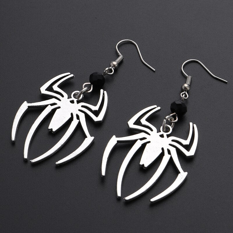 Black Spider Artsy Mystical Earrings - Image 4