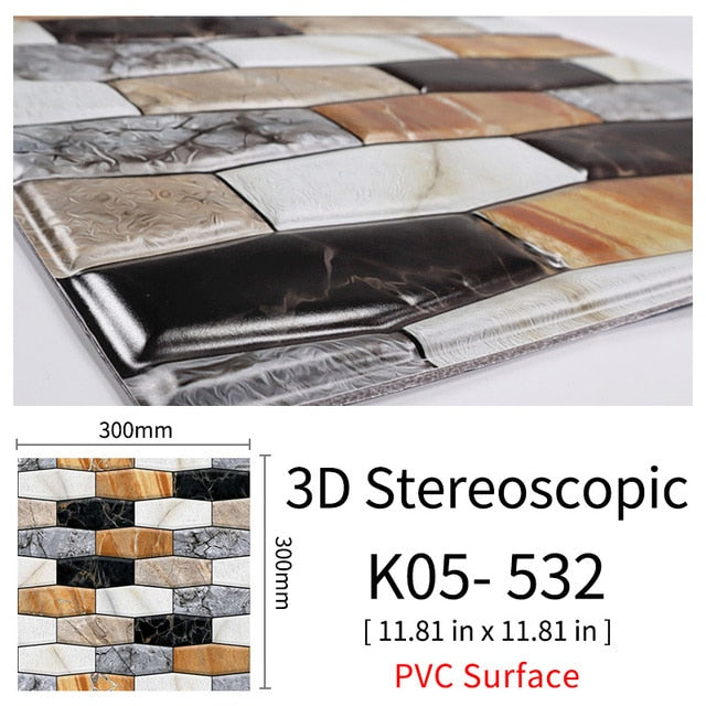 3D Self-Adhesive Cobblestone Wall Stickers - Image 22