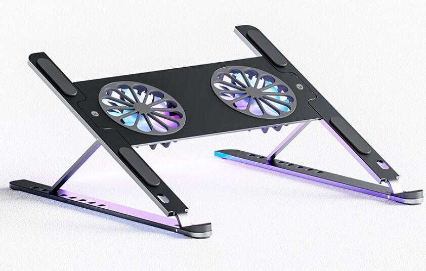 Foldable Aluminum Laptop Cooling Holder - Image 7