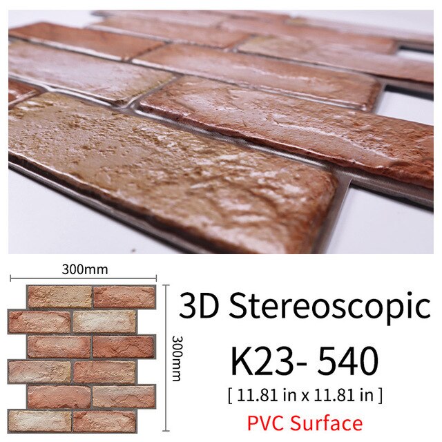 3D Self-Adhesive Cobblestone Wall Stickers - Image 23