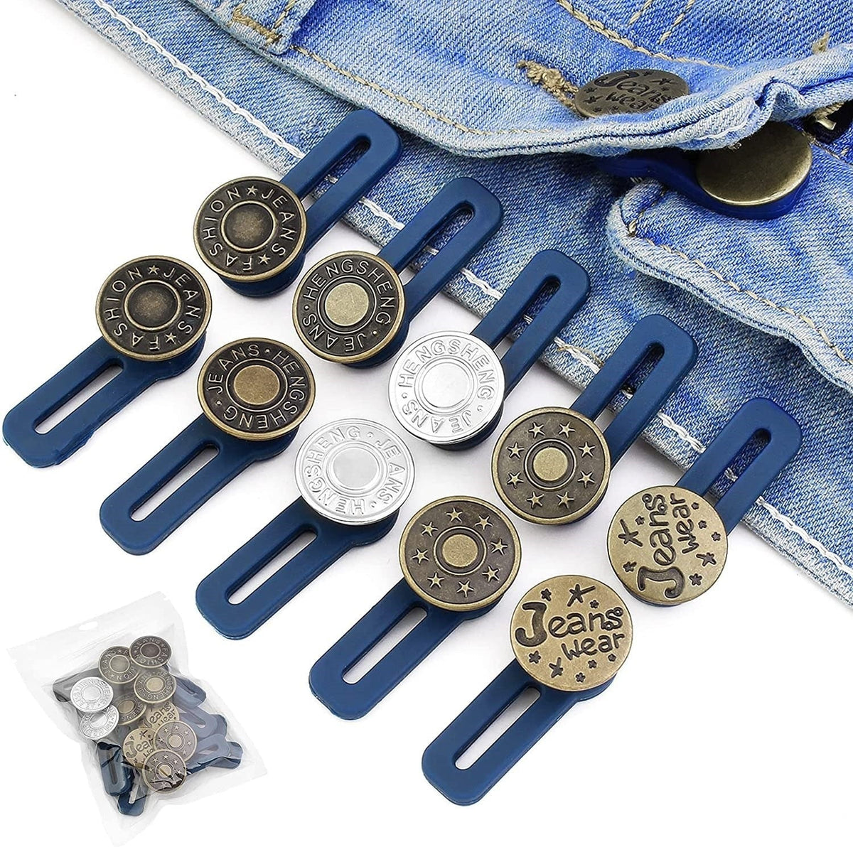 Adjustable Waistband Button