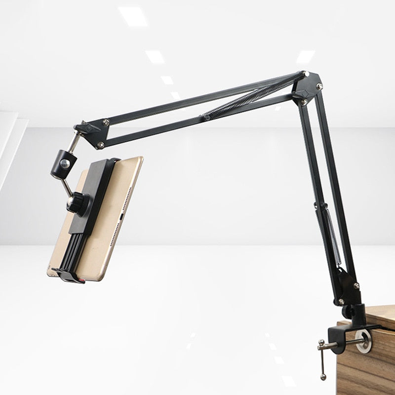 Adjustable Desktop Phone Tablet Stand Holder Clip - Image 0