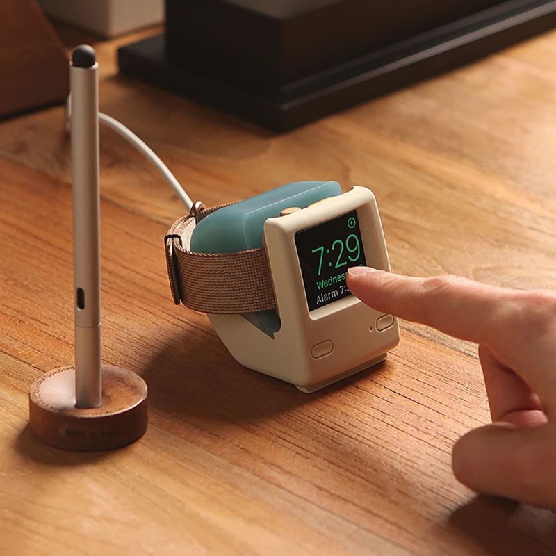 Mini Computer Wireless Watch Charging Stand