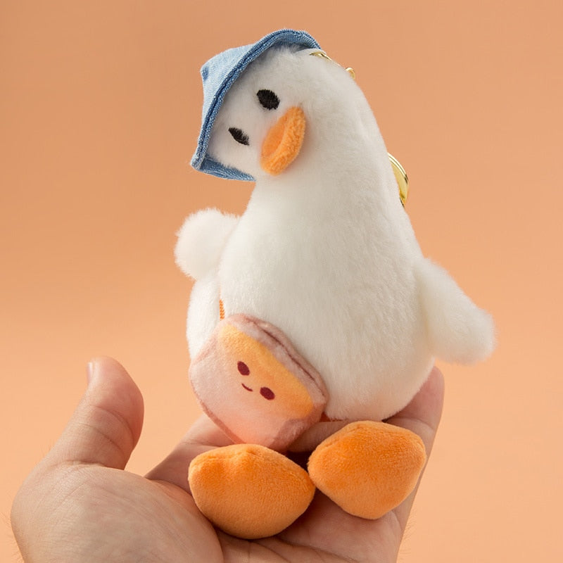Lovely Crooked Duck Doll Keychain - Image 1