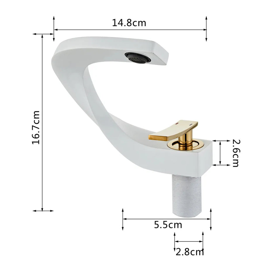 Nordic Arch Artistic Deck Mounted Faucet - Image 9