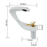 Nordic Arch Artistic Deck Mounted Faucet