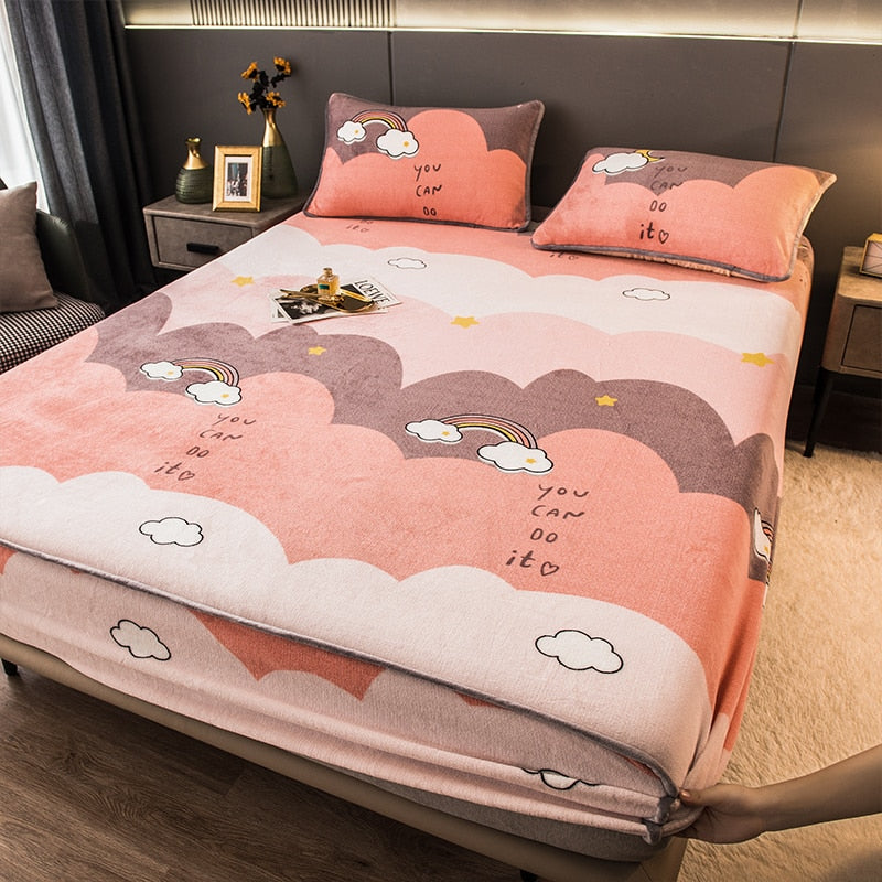 Non-Slip Elastic Thick Soft Mattress Cover - Image 12