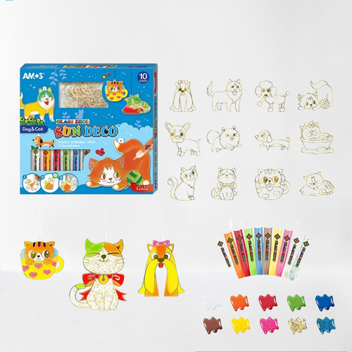 DIY Christmas Glass Educational Paint Set - Image 9