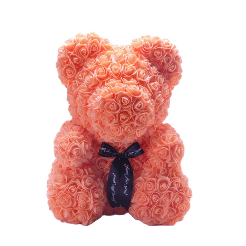 Artificial Rose Flowers Teddy Bear - Image 21