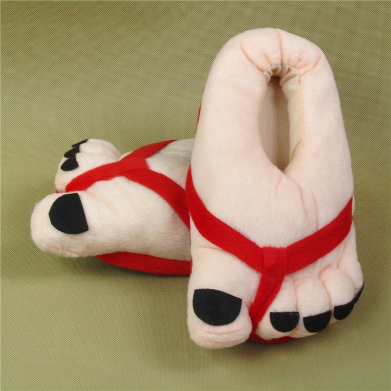 Funny Giant Foot Plush Winter Oversized Slipper - Image 3
