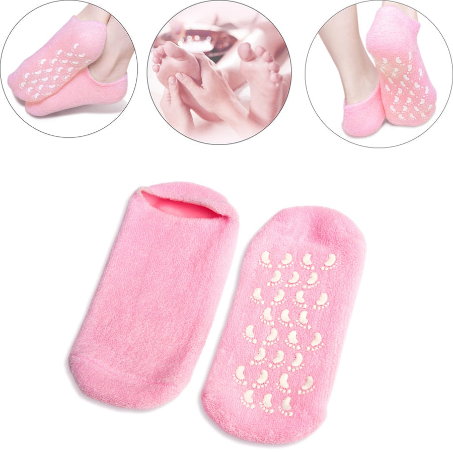 Moisturizing Reusable Gel Socks - Image 1
