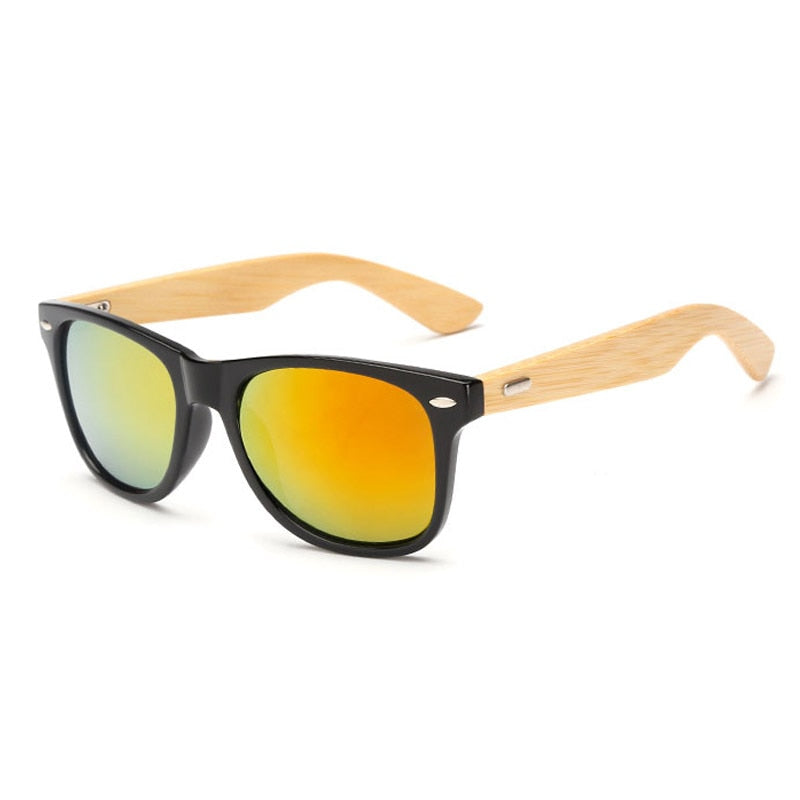 Bamboo Retro Wood Sunglasses - Image 5