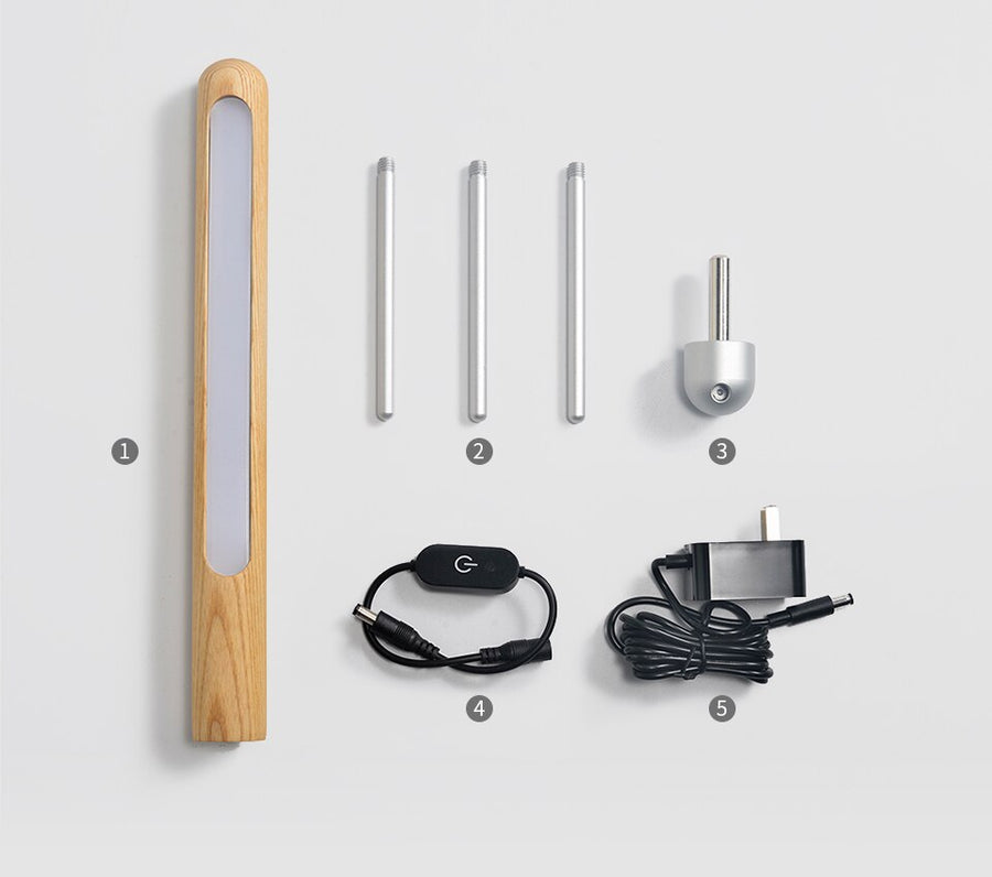 Nordic Sky Minimalist Wooden Desk Lamp - Image 6