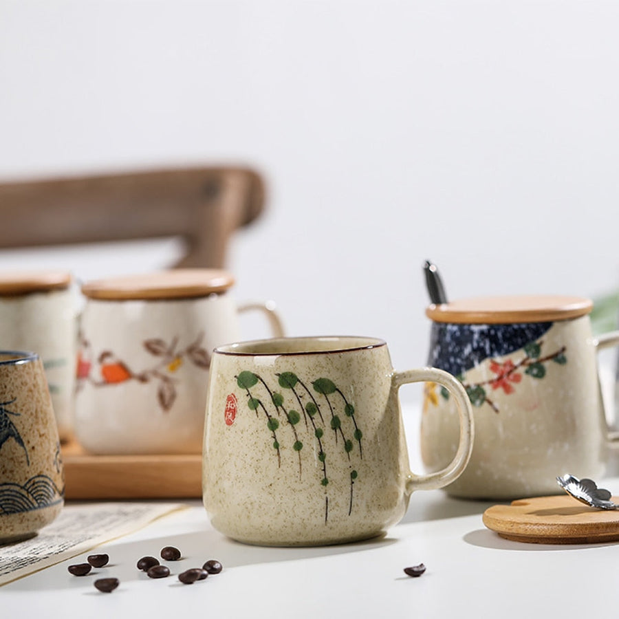 Japanese Retro Handmade Ceramic Cups - Image 2