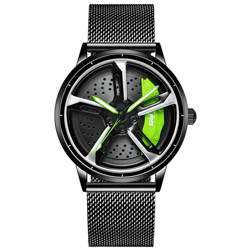 Speedster Chrono Quartz Spinning Wheel Men Watch - Image 10